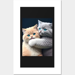 Adorable Kittens - Modern Digital Art Posters and Art